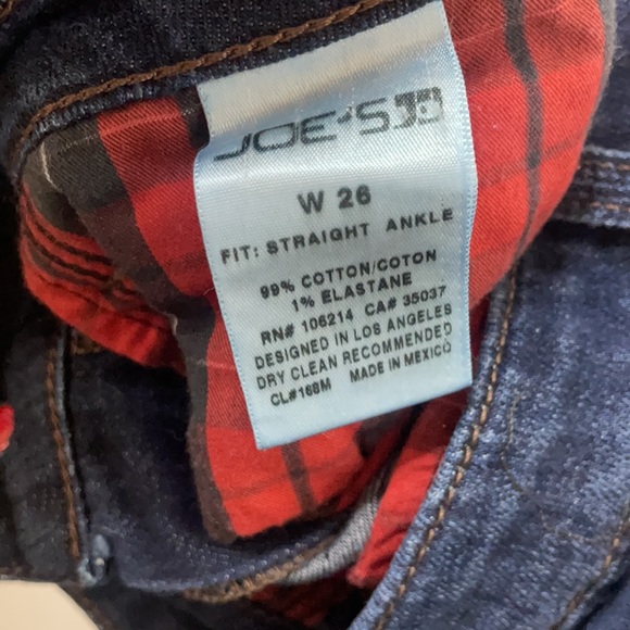 Dark Wash Straight Leg Jeans - Picture 2 of 5